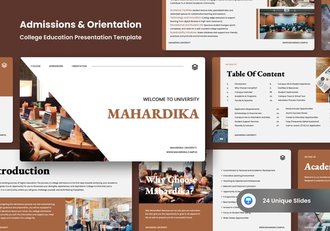 大学招商方向介绍keynote模板 - 顶尖PPT