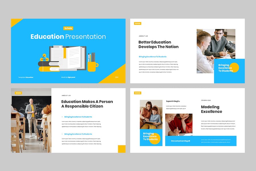 在线教育培训课程教学方案Keynote模板 - 顶尖PPT