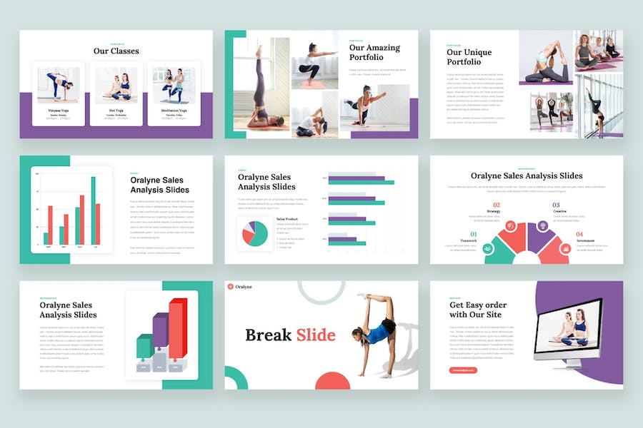 瑜伽培训教学机构介绍瑜伽运动介绍展示keynote模板 - 顶尖PPT