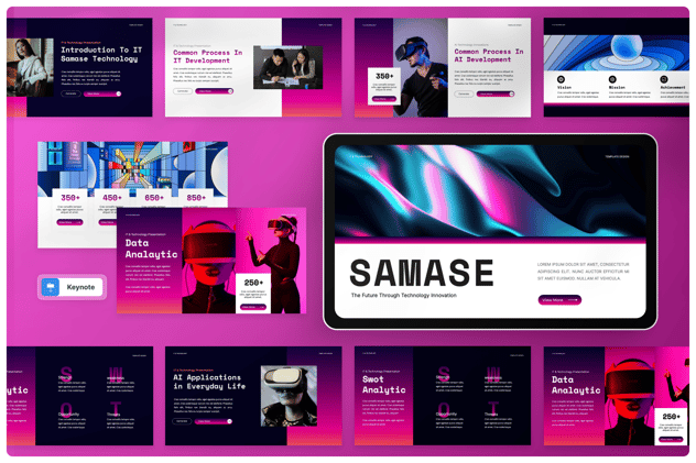 IT与AI人工智能技术keynote模板 - 顶尖PPT