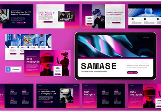 IT与AI人工智能技术keynote模板 - 顶尖PPT