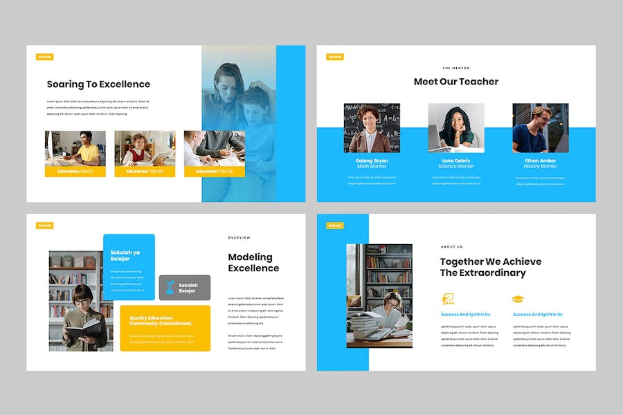 在线教育培训课程教学方案Keynote模板 - 顶尖PPT