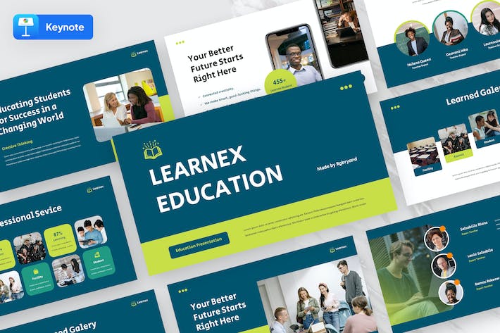 教育学习课程培训体系设计Keynote模板 - 顶尖PPT