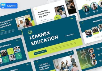 教育学习课程培训体系设计Keynote模板 - 顶尖PPT