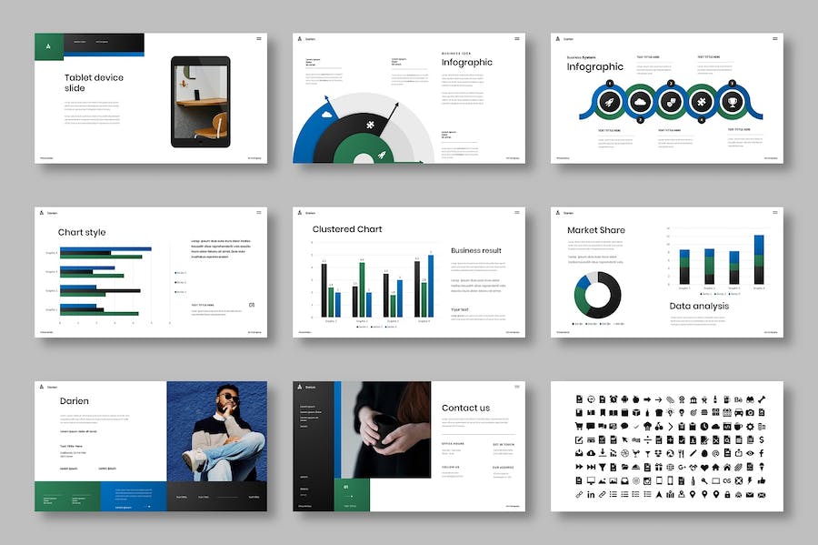 简约风格商务多用途keynote模板 - 顶尖PPT