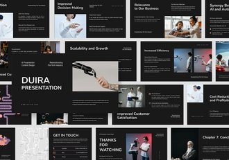 人工智能技术科技创新Keynote模板 - 顶尖PPT