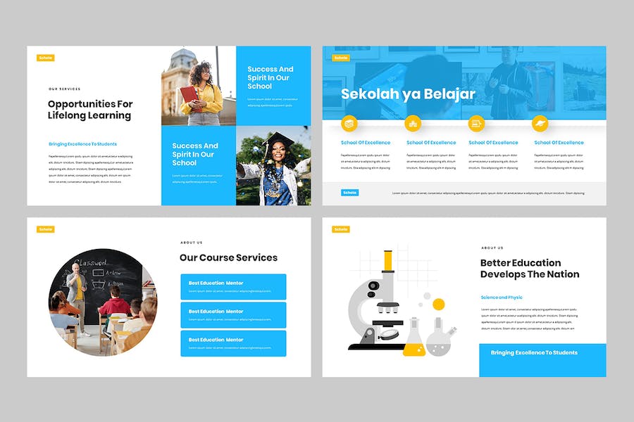 在线教育培训课程教学方案Keynote模板 - 顶尖PPT