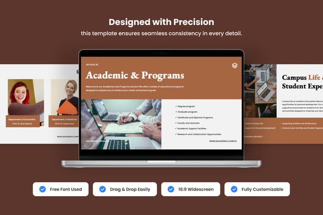 大学招商方向介绍keynote模板 - 顶尖PPT