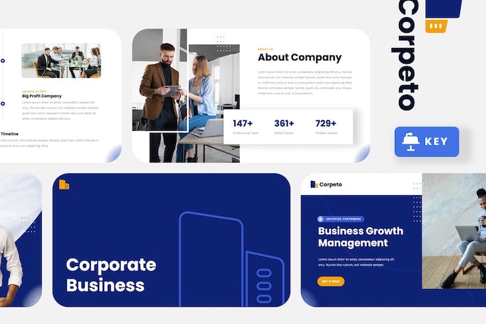 公司业务介绍合作keynote模板 - 顶尖PPT