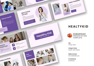 儿童医疗健康机构品牌PPT模板 - 顶尖PPT