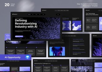 人工智能AI发布会keynote模板 - 顶尖PPT