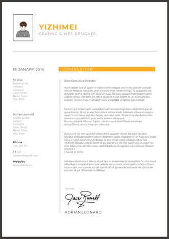 简约英文简历模板 - 顶尖PPT