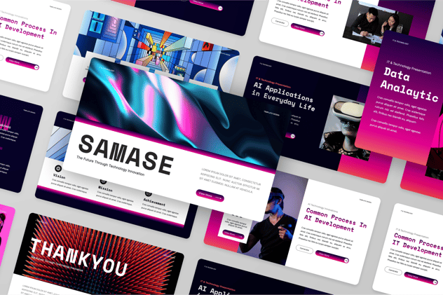 IT与AI人工智能技术keynote模板 - 顶尖PPT