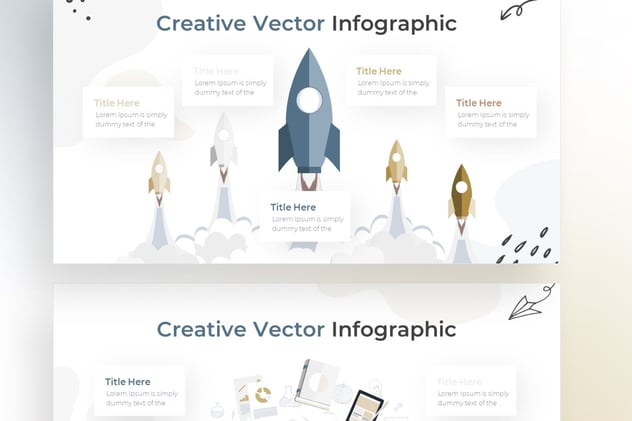 创意载体信息图形涂鸦风格keynote模板 - 顶尖PPT