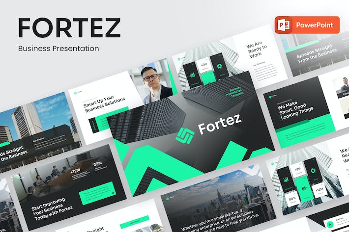 商业企业展示文案演讲方案PPT模板 - 顶尖PPT