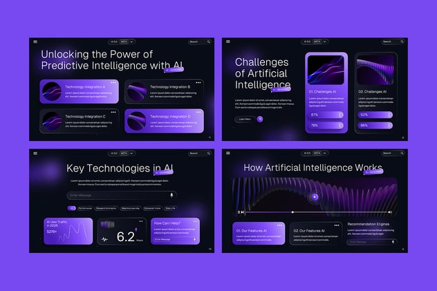 人工智能AI科技PPT模板 - 顶尖PPT