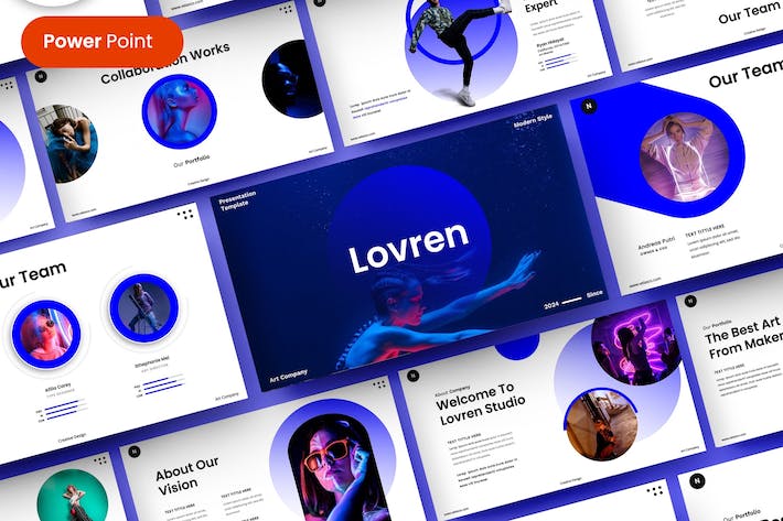 时尚品牌商务推广企业宣传PPT模板 - 顶尖PPT