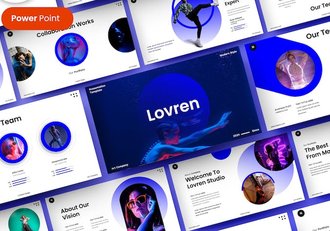 时尚品牌商务推广企业宣传PPT模板 - 顶尖PPT