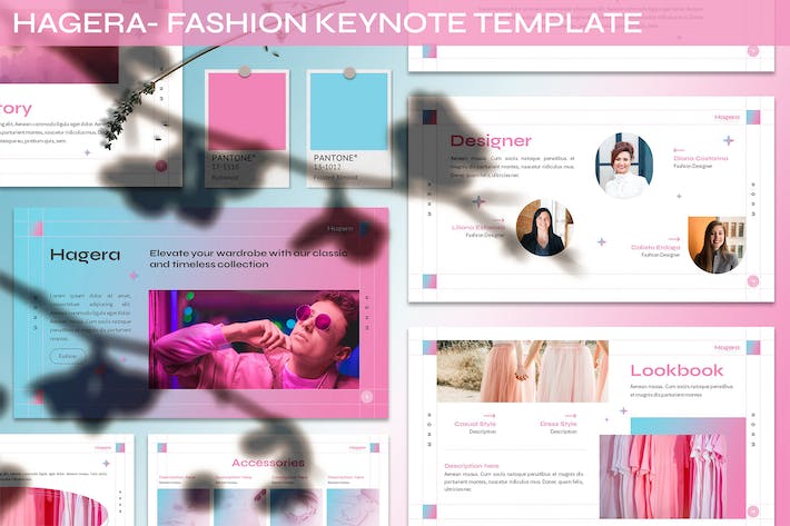 国外时尚流行风格通用keynote模板 - 顶尖PPT