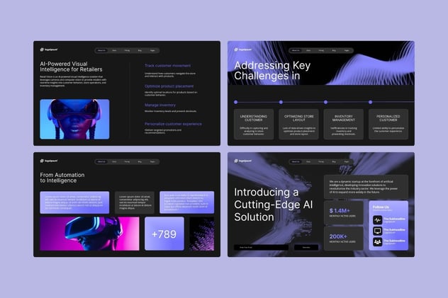 人工智能AI发布会keynote模板 - 顶尖PPT