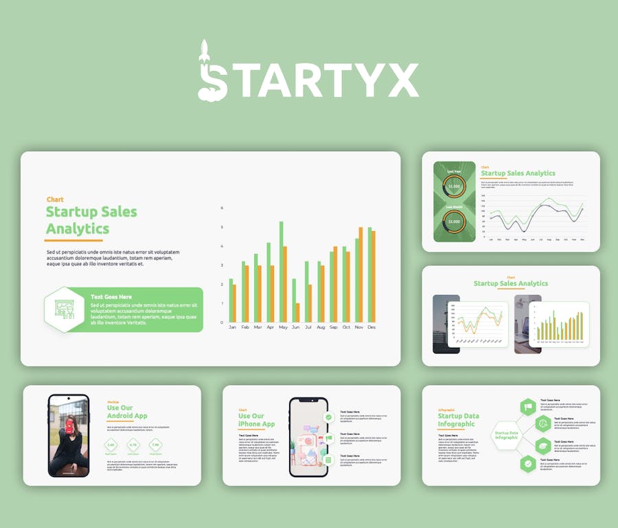 创业公司介绍展示PPT模板 - 顶尖PPT