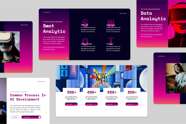 IT与AI人工智能技术keynote模板 - 顶尖PPT