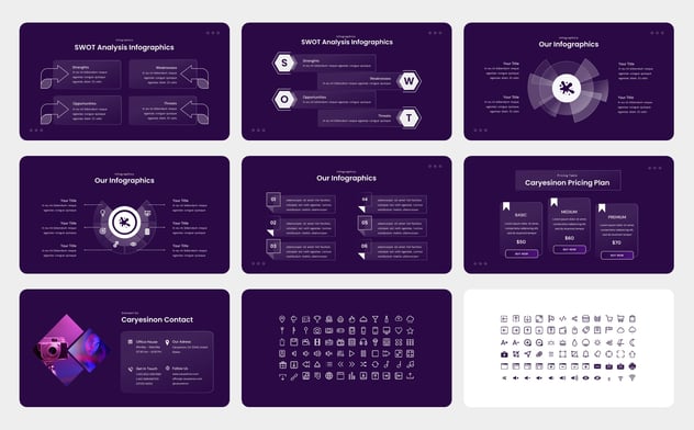 玻璃形态时尚主播摄影PPT模板 - 顶尖PPT