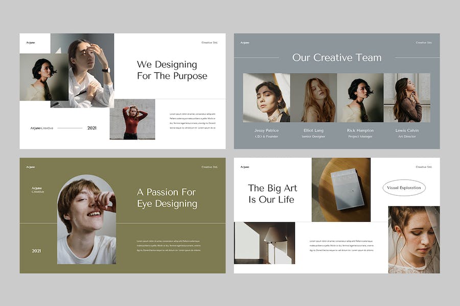 创意设计方案展示应用PPT模板 - 顶尖PPT