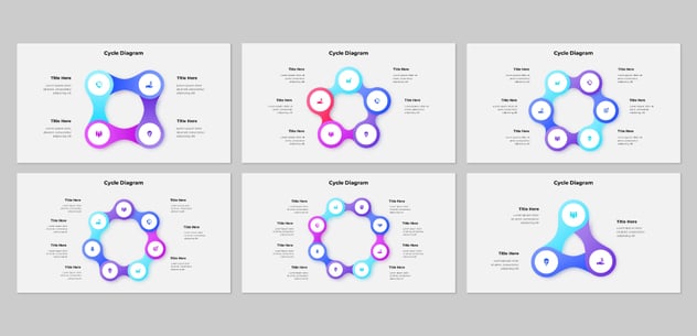 动画PowerPoint周期信息图形模板 - 顶尖PPT