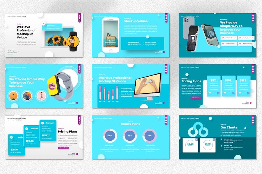 企业品牌宣传天鹅绒质感PPT模板 - 顶尖PPT