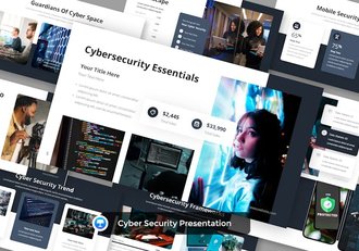 网络安全防护企业Keynote模板 - 顶尖PPT