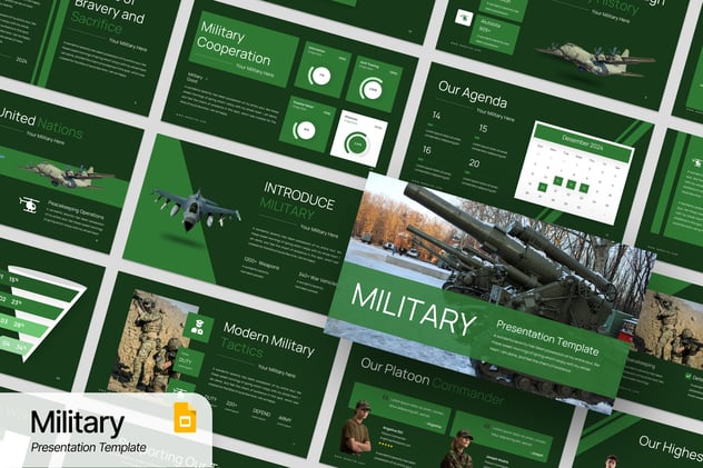 军事防御教学课件PPT模板 - 顶尖PPT