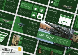 军事防御教学课件PPT模板 - 顶尖PPT