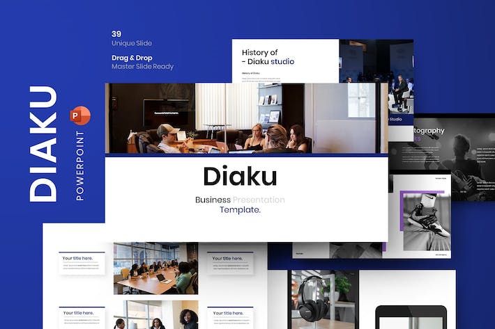 企业宣传介绍商务风格PPT模板 - 顶尖PPT