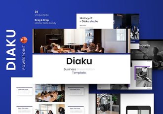 企业宣传介绍商务风格PPT模板 - 顶尖PPT
