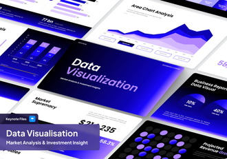 可视化数据图形图表keynote动画模板 - 顶尖PPT