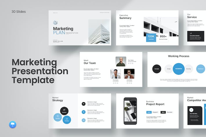 营销计划活动策划keynote模板 - 顶尖PPT