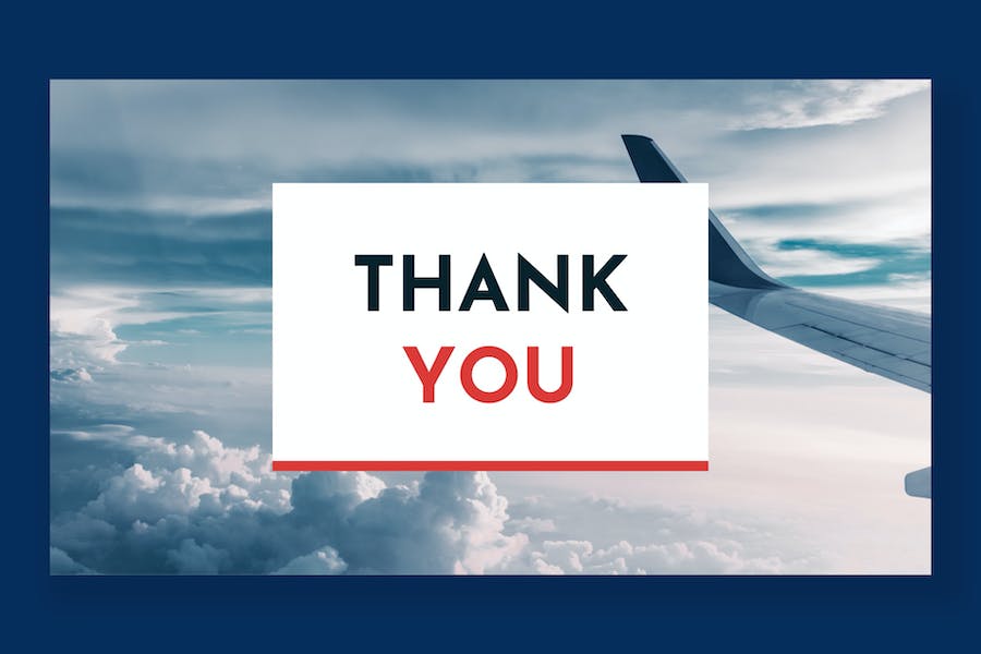 航空领域主旨内容展示Keynote模板 - 顶尖PPT