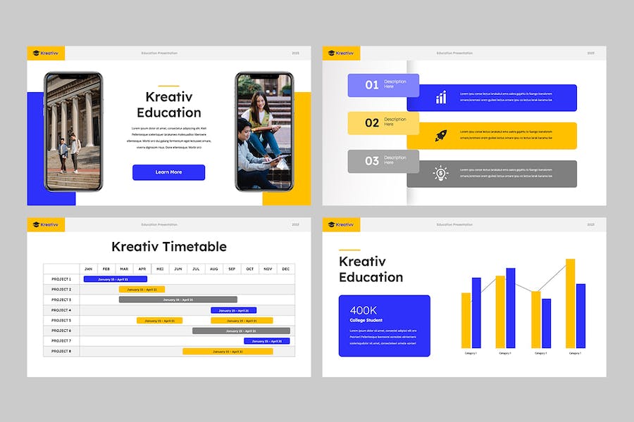 创意教育课程设计方案PPT模板 - 顶尖PPT