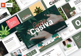 医用大麻相关知识科普展示PPT模板 - 顶尖PPT