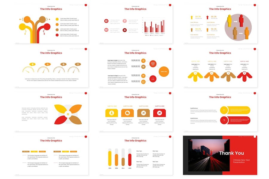 中国春节传统习俗新年文化传播宣传PPT模板 - 顶尖PPT