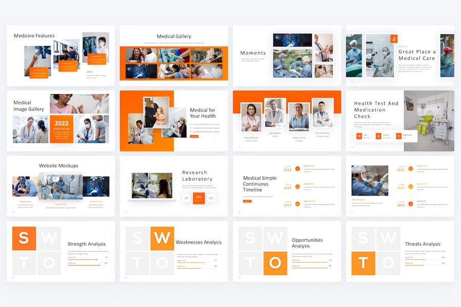 医学医疗行业主题医学研究分析统计PPT模板 - 顶尖PPT