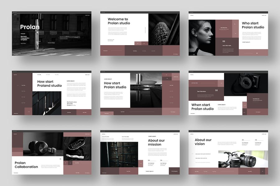 时尚潮流商务多用途PPT模板 - 顶尖PPT