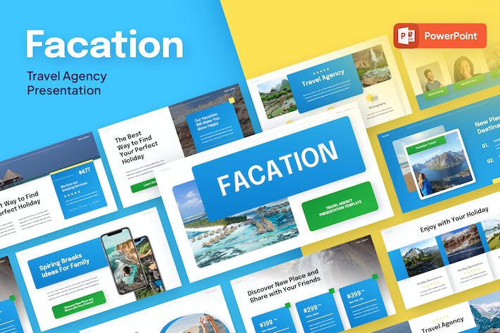 旅游出行规划攻略PPT模板 - 顶尖PPT