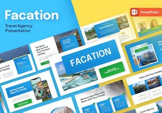 旅游出行规划攻略PPT模板 - 顶尖PPT