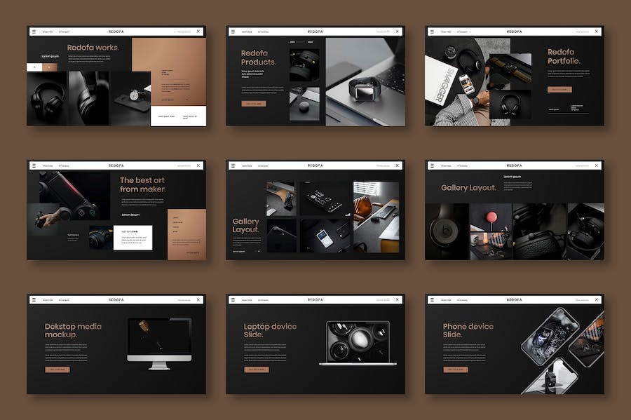 商务企业品牌宣传推广Keynote模板 - 顶尖PPT