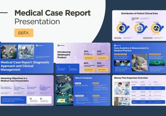 医疗案例分析研究报告PPT模板 - 顶尖PPT