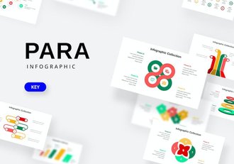 创意彩色信息图表Keynote模板 - 顶尖PPT