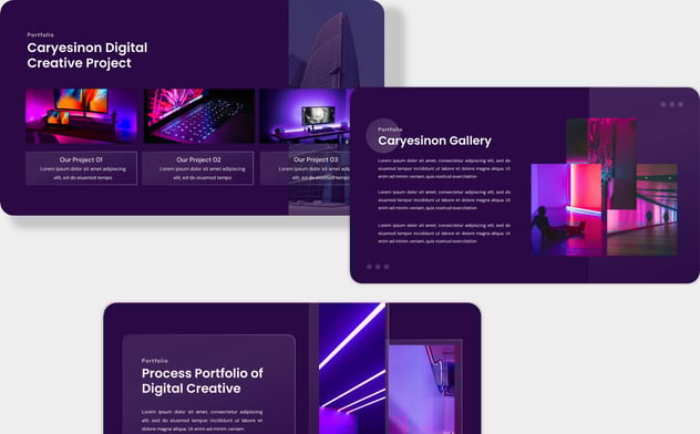 玻璃形态时尚主播摄影PPT模板 - 顶尖PPT