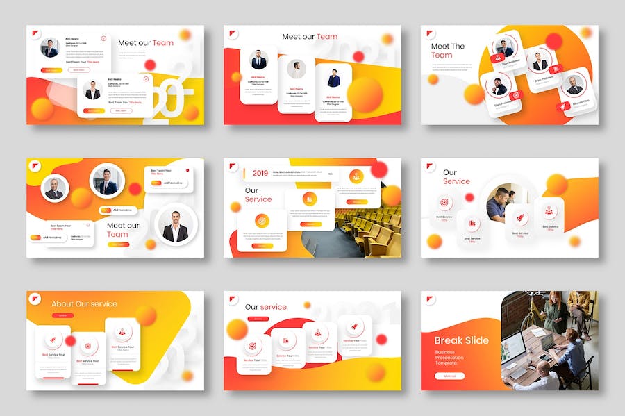 高端设计国外商务通用keynote模板 - 顶尖PPT